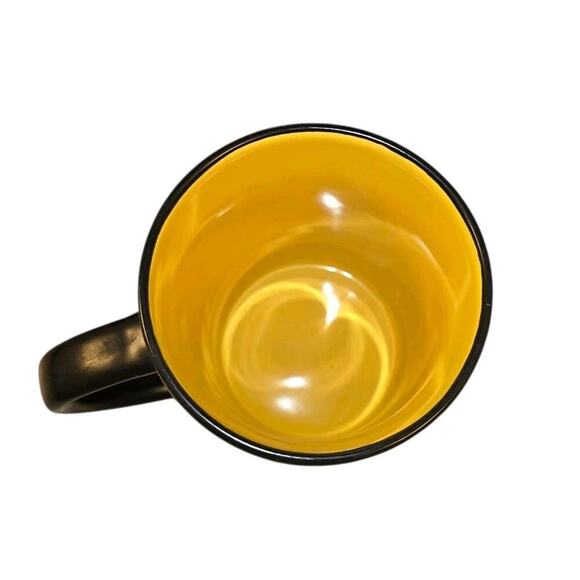 Cool As A Moose Maine Black Yellow Coffee Cup - Picture 3 of 4